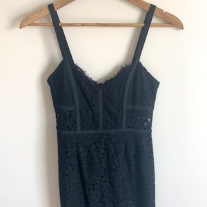 Lace black dress